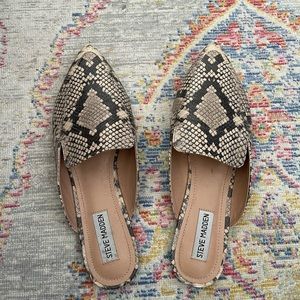 Steve Madden Snakeskin Loafers